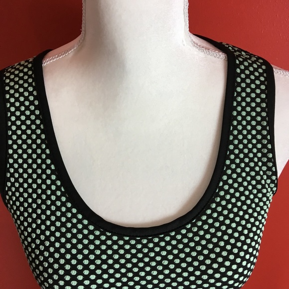 DGNY Ladies/Jrs. black & green sleeveless dress - Picture 8 of 8
